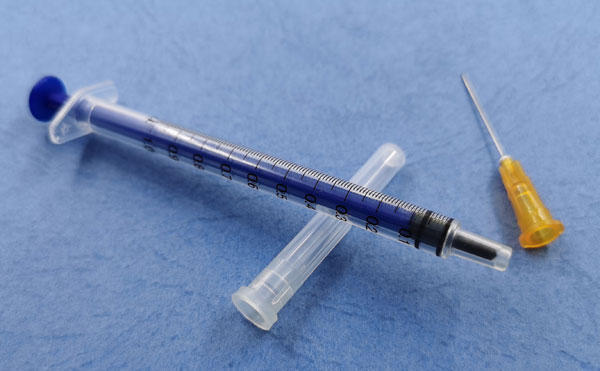 Disposable Syringe Luer Slip 1ML 100ML